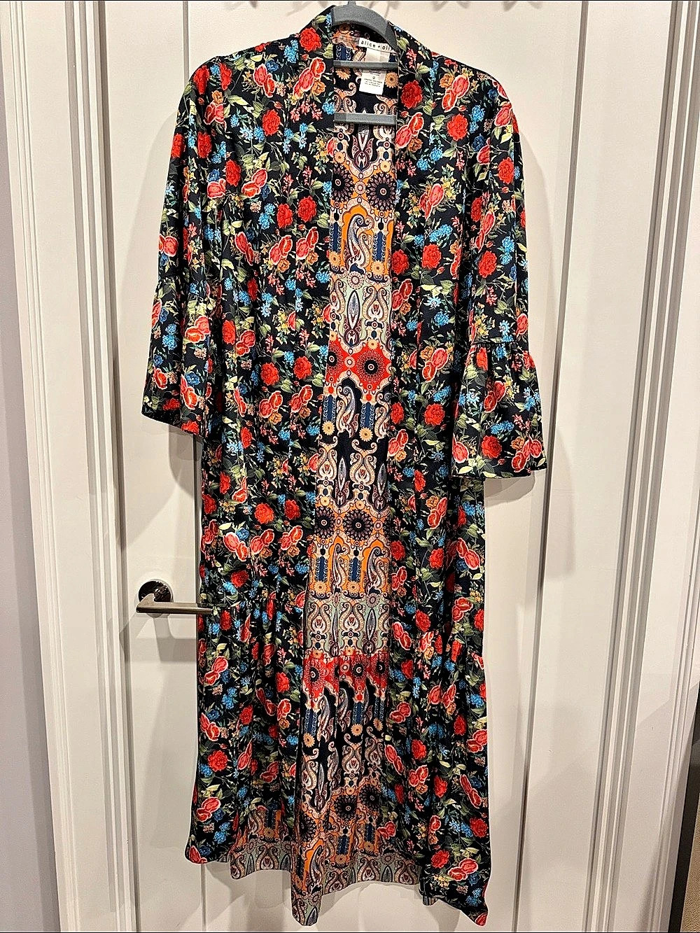 NWOT Alice + Olivia reversible Duster in S/XS